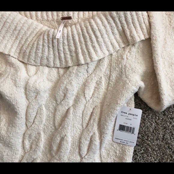 FREE PEOPLE NWT off the shoulder sweater - Picture 5 of 5